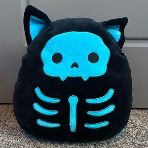 Blue Cat Skeleton Squishmallow